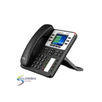Teléfono IP Grandstream GXP2130 vista frontal con pantalla a color encendida para uso gerencial.